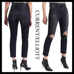 CURRENT/ELLIOTT Premium Women’s 'The Vintage Cropped Slim' Jeans Size (27)